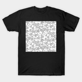 White Dotted Magnolias T-Shirt